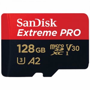 Карта памяти MicroSDXC SanDisk Extreme Pro 128Gb (SDSQXCD-128G-GN6MA)  (14241)