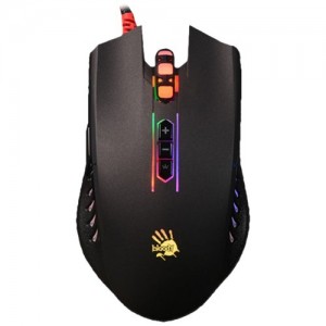 Проводная мышь A4Tech Bloody Q81 USB оптическая Black (Черная)  (10144)