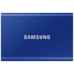 Внешний накопитель Samsung T7 SSD USB 3.2 1Tb Indigo Blue (Синий) MU-PC1T0H/WW  (13749)