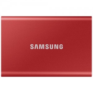Внешний накопитель Samsung T7 SSD USB 3.2 2Tb Red (Красный) MU-PC2T0R/WW  (14197)